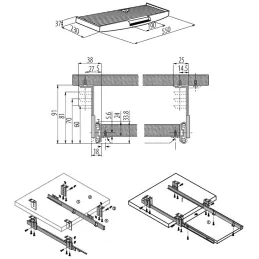 Izlazak za tipkovnicu / Crni