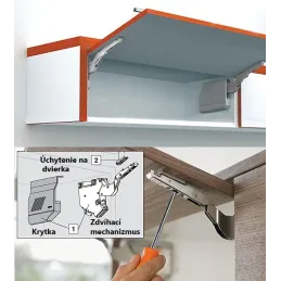 Mehanizam za preklop HK-S sivi / SET