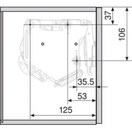 Set podiznih mehanizama Aventos HK-S