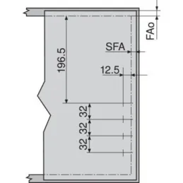 Klizni mehanizam HS bijeli / SET