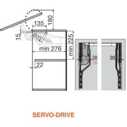 Klizni mehanizam HS bijeli / SET