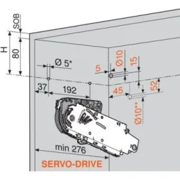 Klizni mehanizam HS bijeli / SET
