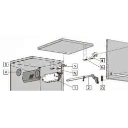 Mehanizam za preklapanje HF sivi / SET