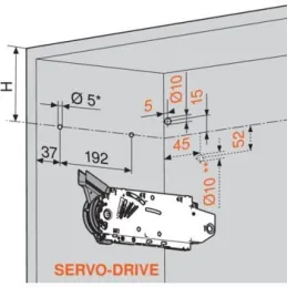 Mehanizam za otvaranje HF bijeli / SET