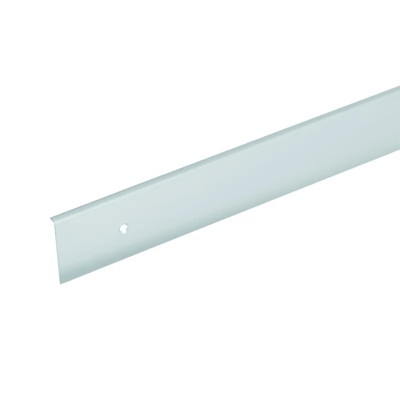 Završni profil ravni rub za radnu ploču 38 mm / Aluminij