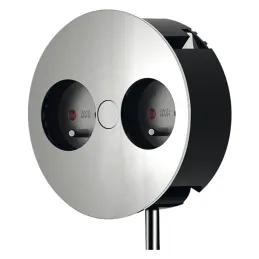 Električna utičnica Twister / Nehrđajući čelik