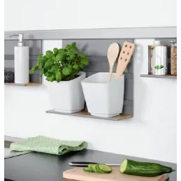 Univerzalna posuda za policu / Bijela