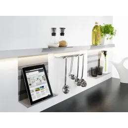 Viseća polica za krpe / Titan siva