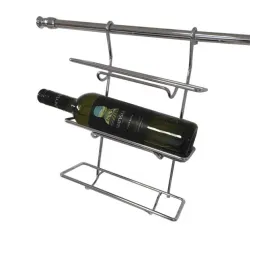 Viseća polica za boce / Krom