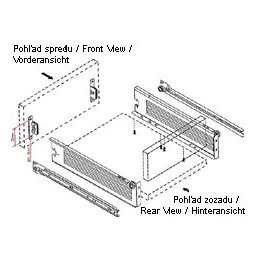Metalbox 86 mm / Bijela