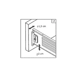 Metalbox 150 mm / Bijeli