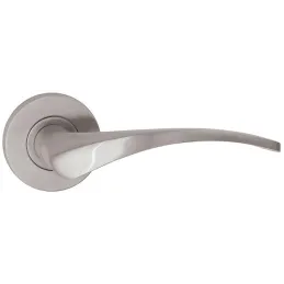 Ručka za vrata na ploči LEKO ERA / Matirani nehrđajući čelik