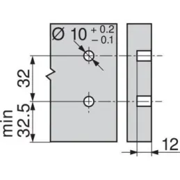 Bočna strana Tandembox Antaro "N" 68,5mm / Siva
