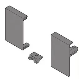 Nosilac za naslov unutarnje ladice "M" / Sivi
