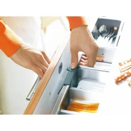 Ručka za unutarnji ladica "M" / Crna