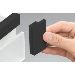 Set nosača za bočnu ploču "C" / Crna