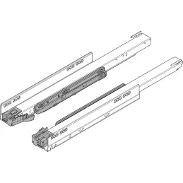 Tijelo letvice TIP-ON LEGRABOX 40kg / par