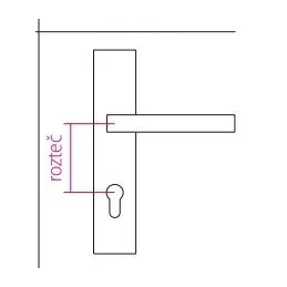 Sigurnosna ručka COLUMBUS-VISION / Mat Inox