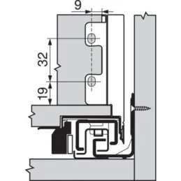 Bočna stranica LEGRABOX "M" 90,5mm / Crna