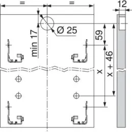 Bočna stranica LEGRABOX "M" 90,5mm / Siva