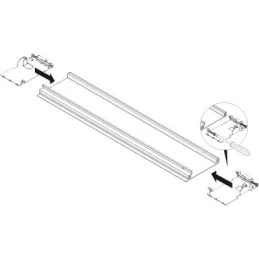 Nosač prednje strane LEGRABOX za unutarnji ladica "M" / Siva