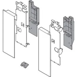 Nosač fronte LEGRABOX za unutarnju ladicu s "C" relingom / Sivi