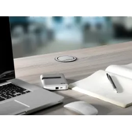 Izvlačna električna utičnica Elevator OFFICE / Brušeni aluminij