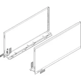 Bočna strana LEGRABOX "F" 241mm / Crna