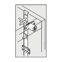 Centralna brava CC20N/19/600, niklovana