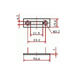 Niklovani zatvarač rolete R50N/19