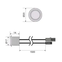 Dodirni prekidač sa prigušivačem (sa pozadinskim osvjetljenjem)