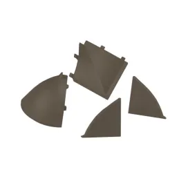 Set završetaka za brtveni profil EGGER / tamnosmeđa