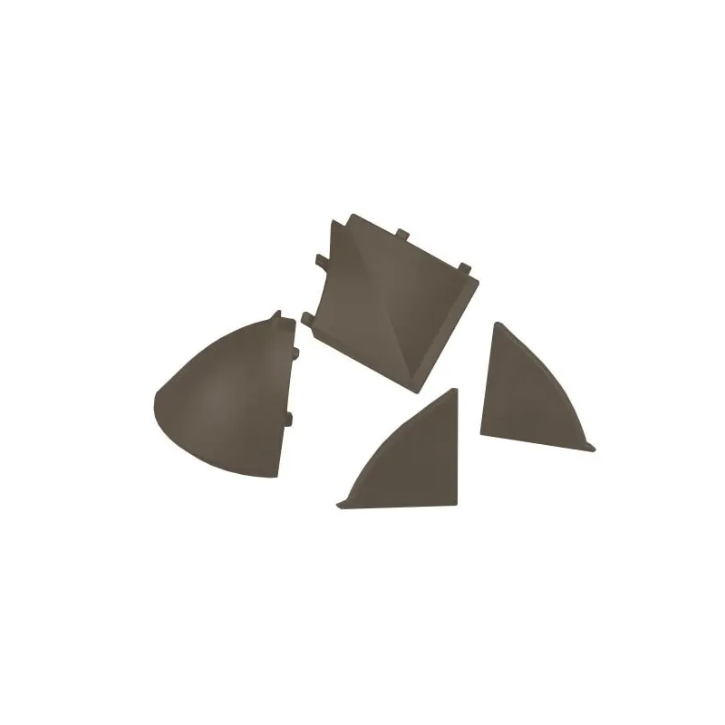 Set završetaka za brtveni profil EGGER / tamnosmeđa