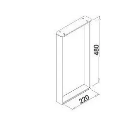 Držač za računalo Frame / siva
