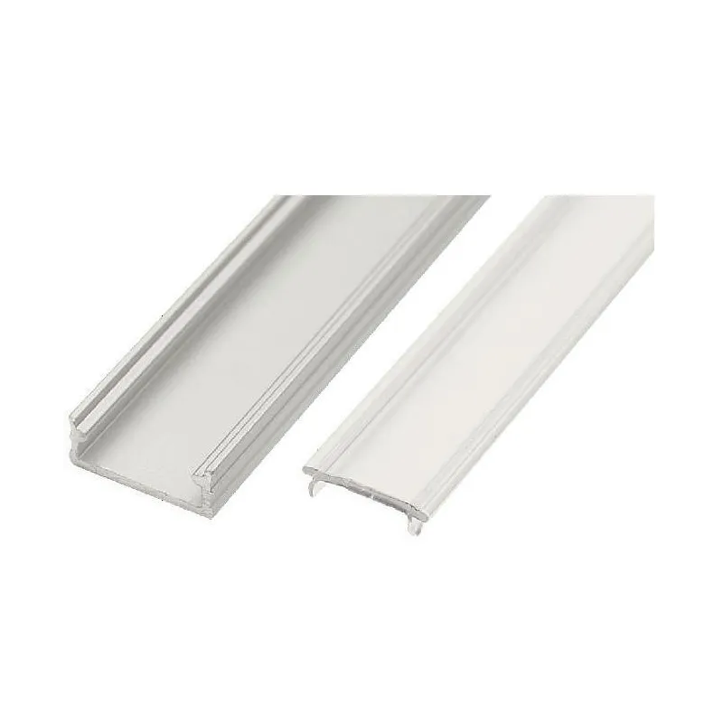 Aluminijska tračnica ANIMA LL-02 za LED rasvjetu s poklopcem / Aluminij