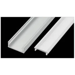 Aluminijska tračnica ANIMA LL-02 za LED rasvjetu s poklopcem / Aluminij