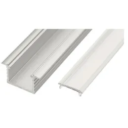 Aluminijska letva LL-05 za LED rasvjetu s poklopcem