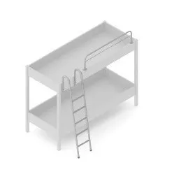 Stube za krevet / siva