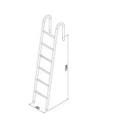 Stube za krevet / siva