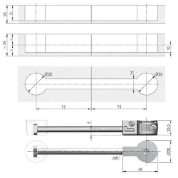 Kovani za spajanje radnih ploča Quick