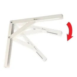 Sklopiva metalna konzola / Bijela