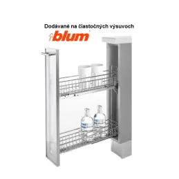 Izvlačna košara s prigušenjem INOXA BLUM - 2110 / krom