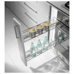 Izvlačna košara s prigušenjem INOXA BLUM - 2110 / krom