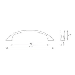 Ručka APOLLO / Brušeni Nikel