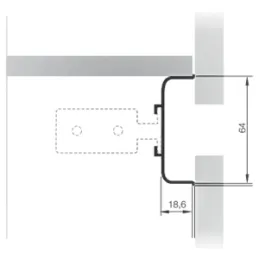 Ručka za vrata LAURA - C