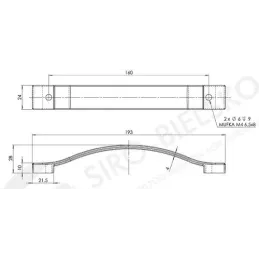 Ručka REAL / Sirovi jasen