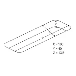 Utiskivač ručka LINZ / Hrast sirov