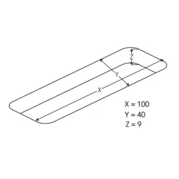 CANSAS frezirana drška / Sirovi smrek