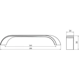 Ručka STORM / Antracitna mat