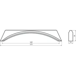 Ručka MADRID / Sjajni krom